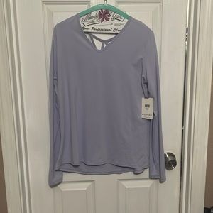 Light purple long sleeve top